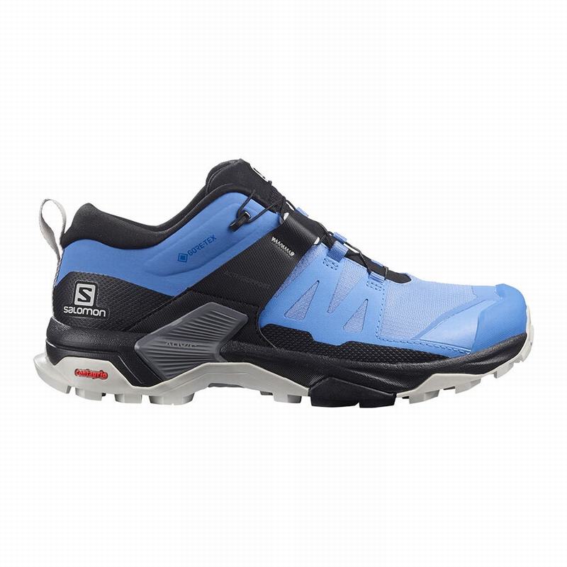 Salomon Israel X ULTRA 4 GORE-TEX - Womens Hiking Shoes - Blue/Black (OYIG-42397)